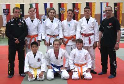 Das Team des JC-Erbach bei der Deutschen Schülermeisterschaft 2017