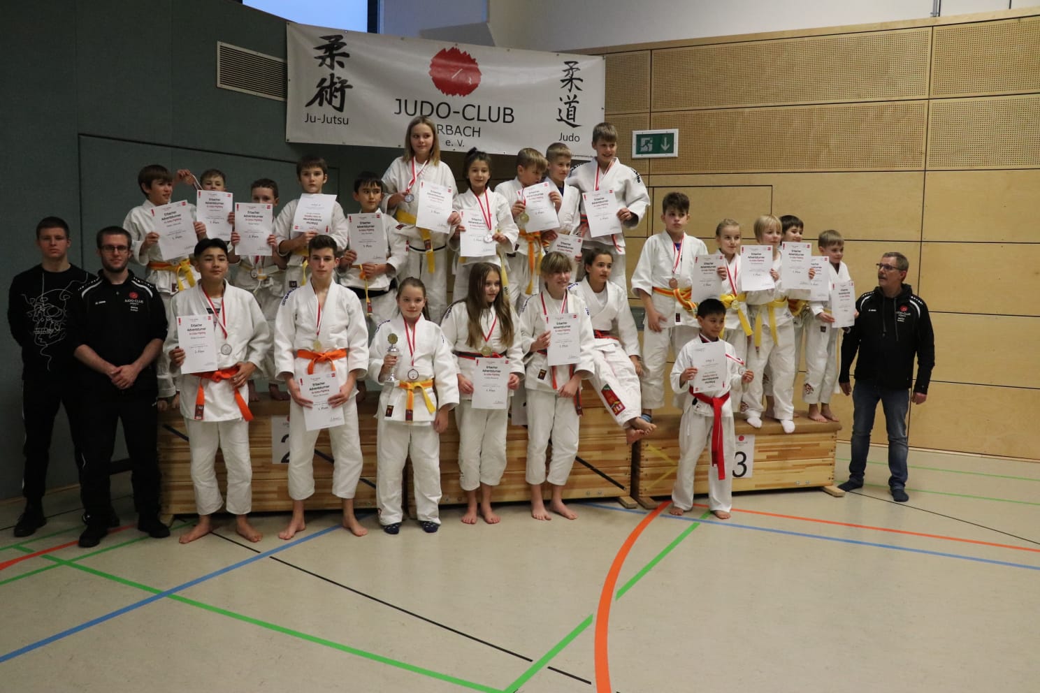 Gruppenbild JC Erbach am Adventstunier 2019