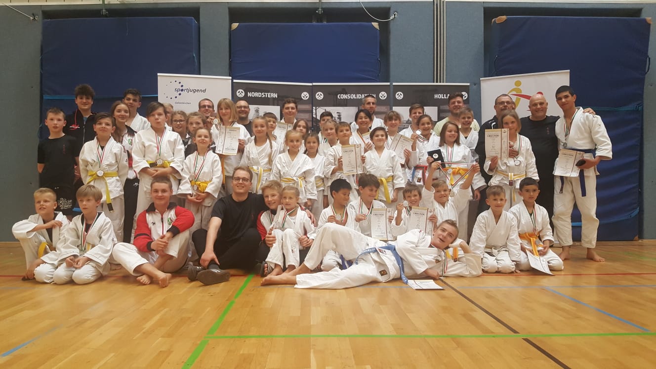 Gruppenbild JC Erbach Glück Auf Cup Gelsenkirchen 2019