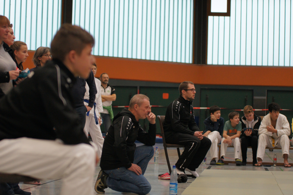 Trainer des JC Erbach beim Domstadt Pokal