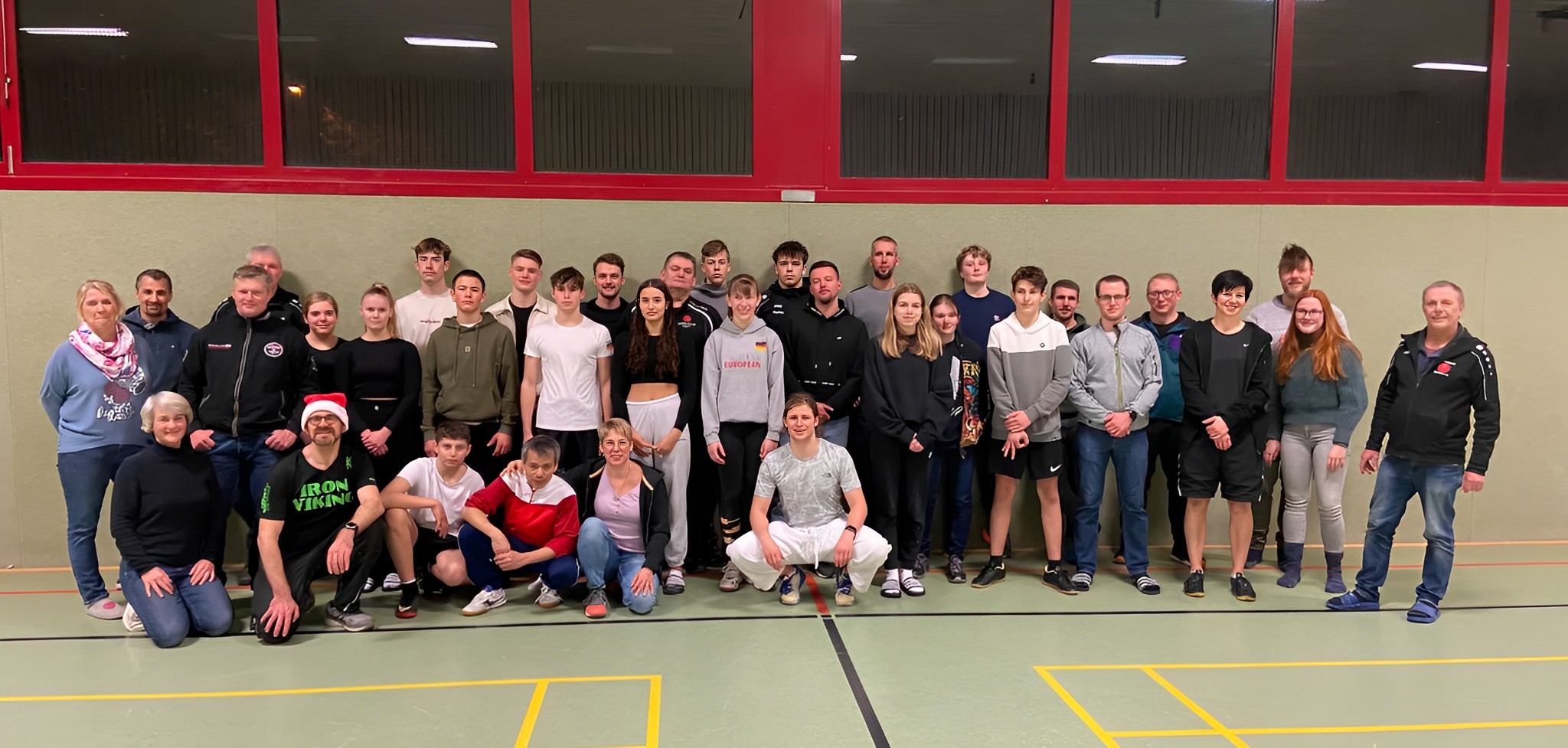 Gruppenfoto Weihnachtsfeier JC Erbach