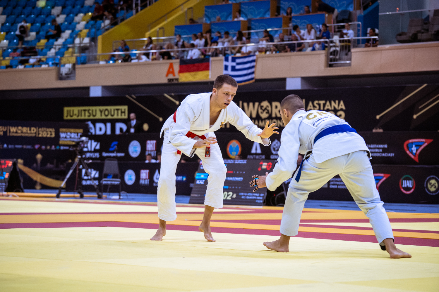 Florian Bork bei der JWM 23 [Bildautor: DJJV-Medienteam]