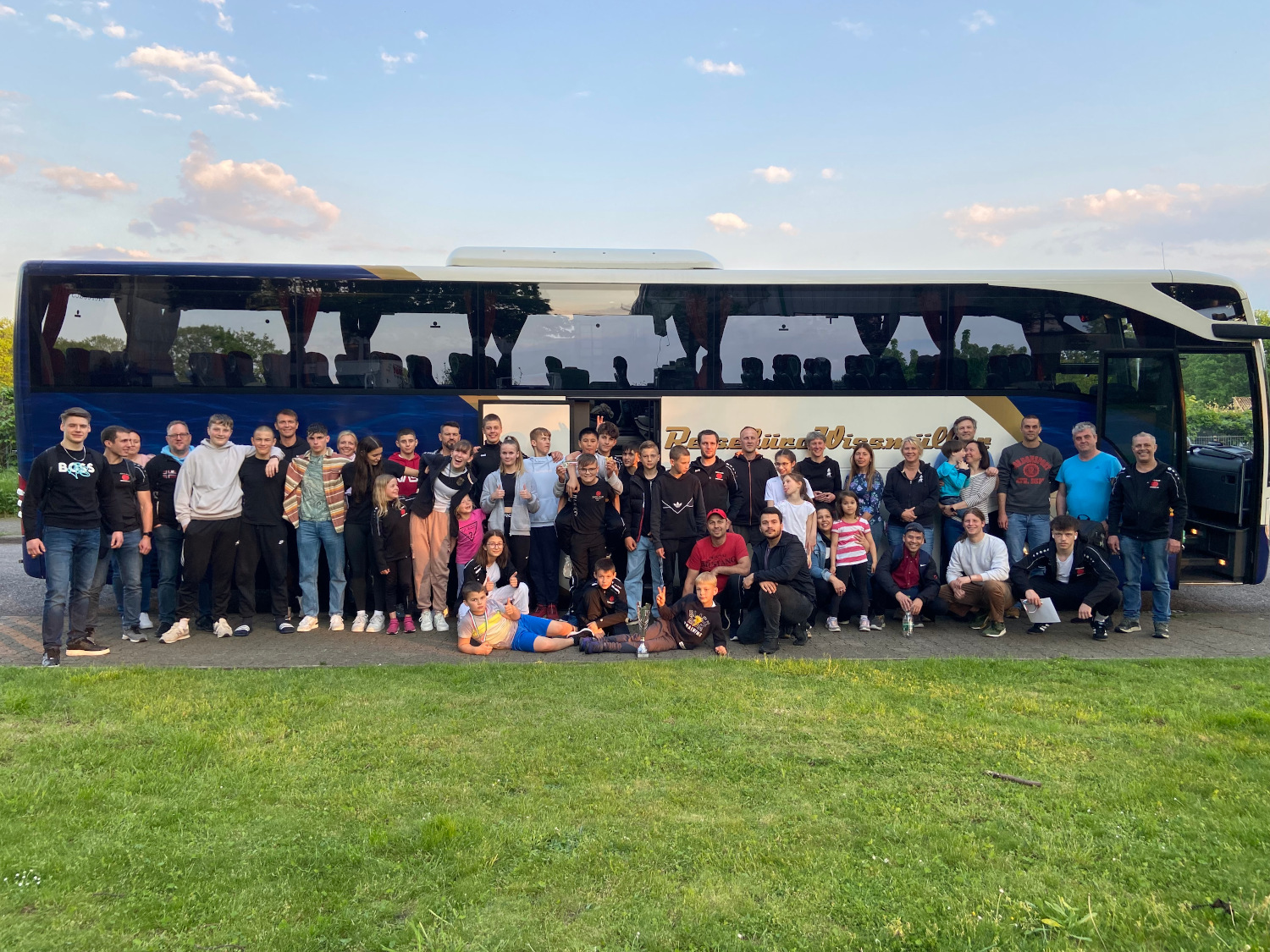 Team des JC Erbach auf dem Weg nach Gelsenkirchen
